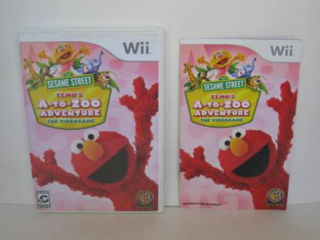 Sesame Street: Elmos A-To-Zoo Adv. (CASE & MANUAL ONLY) - Wii
